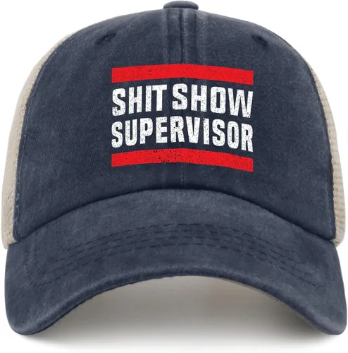 Vista 17 de Shit Show Supervisor Hat para mujer, gorra de béisbol vintage