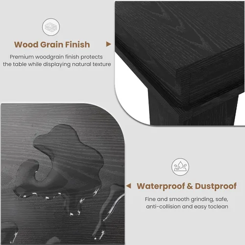 Vista 9 de GarveeHome Mesa de comedor de granja para 6-8 personas, mesas de cocina de 71 pulgadas de largo con marco resistente de madera, mesa rectangular
