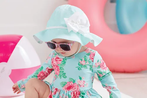 Vista 2 de Mud Pie - Sombrero y gafas para bebé