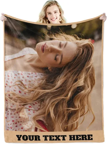 Vista 10 de Mantas personalizadas con fotos, manta personalizada con fotos, manta suave personalizada, regalos para el mejor papá de la historia, abuelo