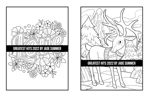 Vista 34 de Greatest Hits An Adult Coloring Book with the 100 Best Pages from the Jade Summer Collection