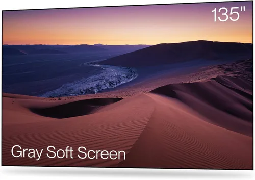 Vista 15 de AWOL VISION Pantalla de proyector gris mate de marco fijo de 100 pulgadas, ángulo de visión de 170°, pantalla 16:9 8K/4K con marco de aluminio