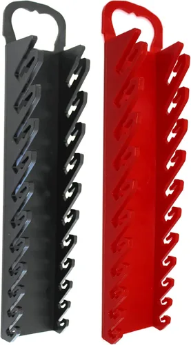 Vista 11 de Kit de bandeja organizadora de 11 herramientas para llaves rechonchas o de línea (kit de 2 piezas, negro y azul)