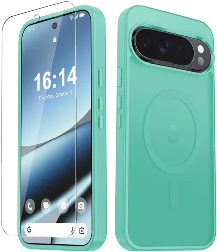 Vista 1166 de Funda para Google Pixel 10 Pro XL, cubierta magnética mate, color negro Fit for MagSafe, Screen Protector included, Shockproof Military Grade