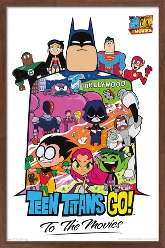 Vista 16 de Trends International DC Comics Movie Teen Titans Go! To The Movies - Póster de pared de collage, 22.4 pulgadas de largo x 14.7 pulgadas, versión