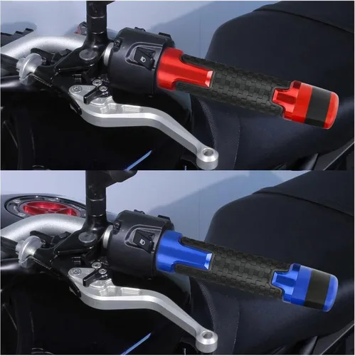 Vista 3 de Manillar de motocicleta para manillar de motocicleta, pesos antivibración, enchufe plateado para MT-09 MT09 MT FZ FJ 09 FJ09 Tracker 2014 2015 2016