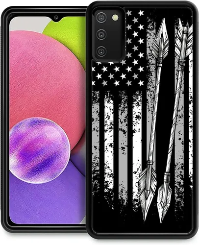 Vista 14 de Funda compatible con Samsung Galaxy S20, diseño de bandera estadounidense con diseño de tiro con arco al aire libre, a prueba de golpes Tiro