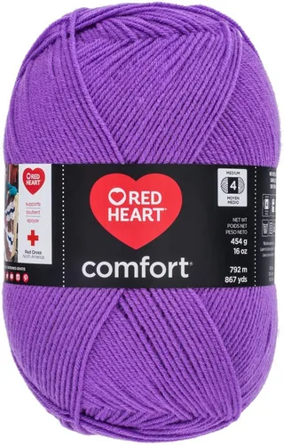 Vista 68 de RED HEART Hilo Comfort Shimmers, ópalo blanco