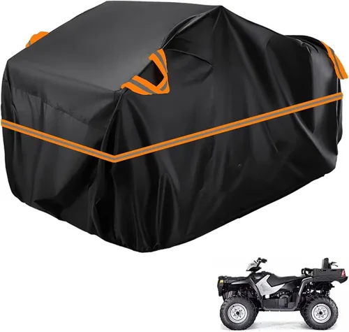 Vista 16 de Cubierta para ATV impermeable compatible con Arctic Cat H1 EFI TRV Cruiser 4x4 2011, cubierta de 210D para vehículos de 4 ruedas, cubierta para quad
