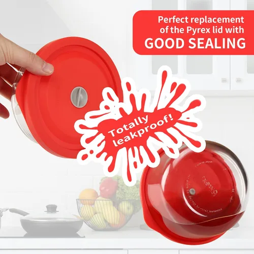 Vista 4 de Tapas de repuesto para Pyrex 7402-PC 7 tazas y 7201-PC 4 tazas 6