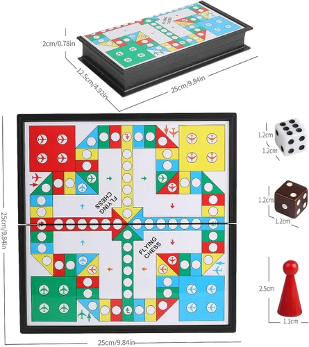 Vista 2 de Andux Juego de mesa portátil plegable magnético de ajedrez volador CXYXQ-03