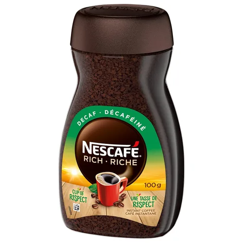 Vista 5 de NESCAFÉ RICH Café instantáneo descafeinado tostado oscuro 3.53 oz