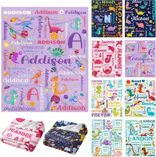 Vista 40 de Manta preescolar personalizada de bulldog para bebés, niños y niñas, sábanas de franela personalizadas súper suaves y ligeras, decoración para cuna
