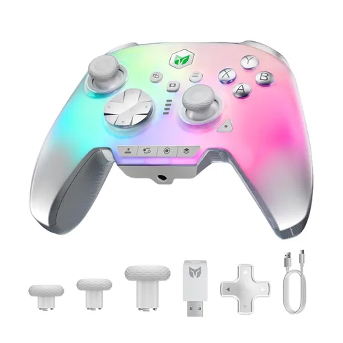 Vista 9 de PC Controller, BIGBIG WON Wireless Controller Motion Control, Hall Trigger, ALPS Joystick, 3.5mm Audio, Gaming Controller for PC