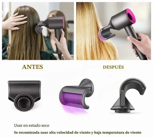Vista 3 de Accesorio de boquilla anti-vuelo para secador de pelo Dyson Supersonic HD01 HD02 HD03 HD04 HD08
