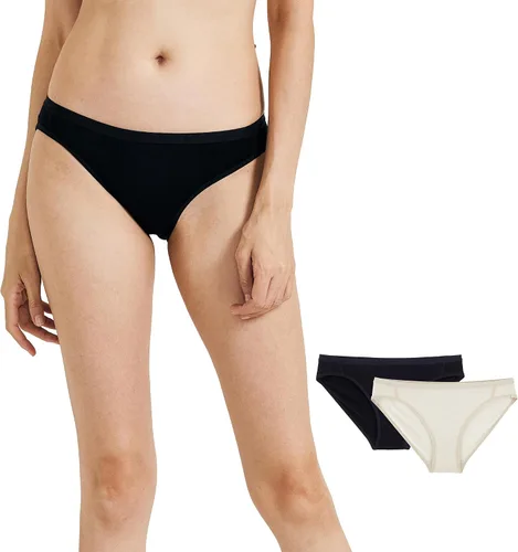 Vista 9 de METARINO - Bragas deportivas de lana merina suave para mujer Negro