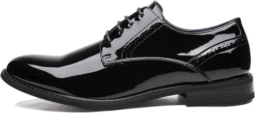 Vista 2 de Bruno Marc - Zapatos de vestir estilo Oxford con forro de cuero para hombre