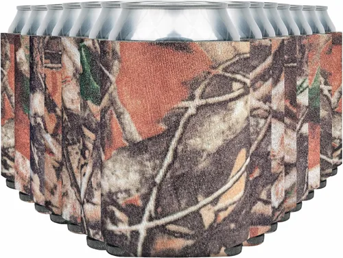 Vista 49 de Fundas enfriadoras de latas de cerveza en blanco (paquete de 14) fundas enfriadoras de latas de cerveza con aislamiento suave - Fundas negras lisas