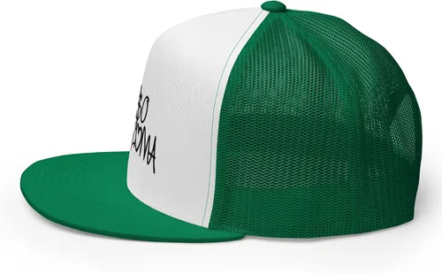 Vista 6 de Corridos Belicos Gorra de camionero con corona alta, gorra ajustable con pico plano Corridos Tumbados