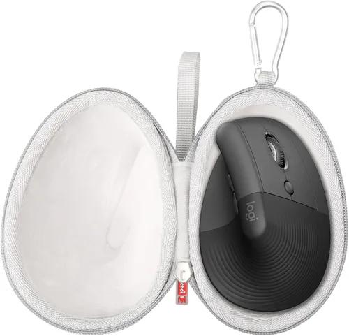 Vista 8 de Funda para mouse Logitech Lift Vertical Ergonómico, Caja de transporte de viaje para Logi Wireless Bluetooth Inalámbrico Ratón vertical inalámbrico