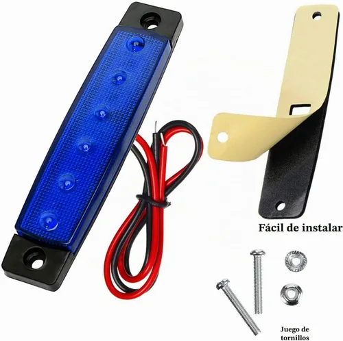 Vista 3 de 10 paquetes de luces LED de tira de roca impermeables, luces exteriores e interiores, luces de bajo brillo para ruedas y guardabarros, kits de Azul
