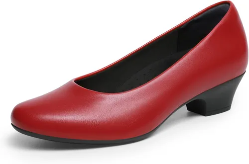 Vista 11 de DREAM PAIRS Zapatos de vestir con soporte de arco de tacón bajo para mujer Negro