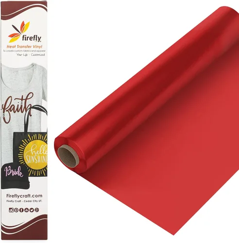Vista 102 de Firefly Craft - Lámina de vinilo 3D de transferencia de calor, vinilo HTV grueso de 3 dimensiones, para planchar para usar con Cricut y Silhouette