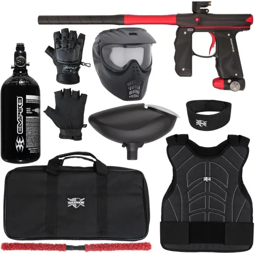 Vista 13 de Action Village Empire Mini GS TP Nivel 1 Kit de pistola de paintball protector