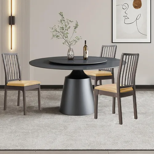 Vista 5 de Dimatic Juego de 2 fundas de asiento para silla, de piel sintética, impermeables, fundas elásticas para sillas de comedor, fundas protectoras