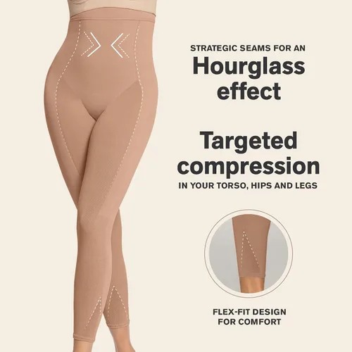 Vista 2 de Leonisa SmartShape Extra - Moldeador de cuerpo completo para mujer con control de abdomen, compresión de piernas y efecto de levantamiento de glúteos