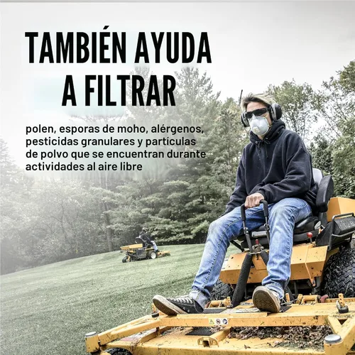 Vista 6 de 3M Respirador N95 8511, Válvula de Flujo Fresco, Paquete de 10, APROBADO POR NIOSH, Medios Filtrantes Avanzados Para Respiración Fácil, Cómodo Para