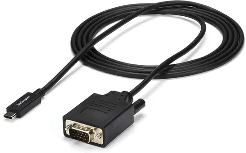 Vista 7 de StarTech - Cable USB-C a VGA activo de 29.5 ft, 1920 x 1200, 1080p (CDP2VGAMM1MB)