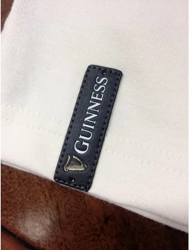 Vista 7 de Guinness - Camiseta de rugby de manga larga con diseño de estaño color crema