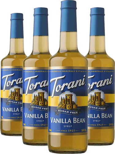 Vista 11 de Torani Jarabe de bebida con sabor a canela y azúcar morena sin azúcar, 25.4 onzas líquidas (paquete de 4)
