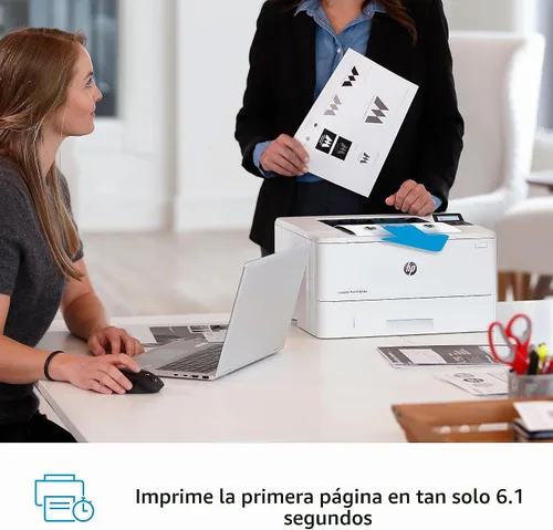 Vista 6 de HP - Laserjet Pro M404dn - Impresora láser monocromática con Ethernet integrado e impresión de doble cara, Negro talla única