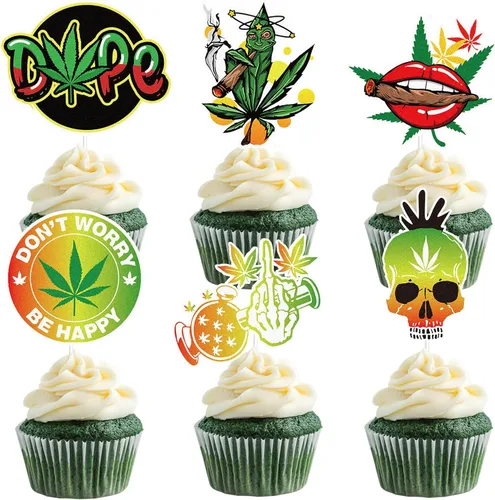 Vista 12 de 48 Pcs Fox Cupcake Toppers - Woodland Animal Cake Picks for Woodland Animal-Themed Baby Shower Birthday Party Table Decorations Supplies