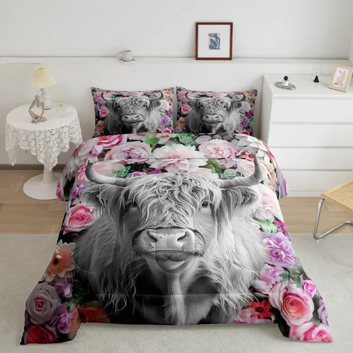 Vista 37 de Erosebridal - Juego de edredón Samurai, juego de ropa de cama al atardecer, edredón japonés de samurái cálido y suave, decoración de dormitorio