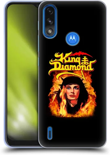 Vista 8 de Head Case Designs Officially Licensed King Diamond Abigail Album Poster Soft Gel Case Compatible with Moto E7 Power/Moto E7i Power
