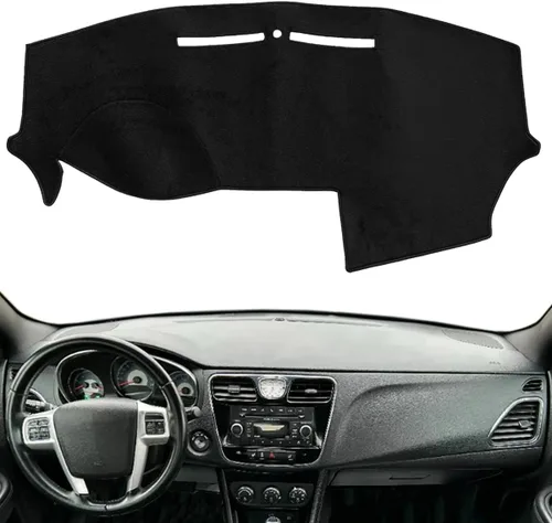 Vista 8 de Funda para salpicadero con alfombrilla de ajuste personalizado para Chrysler 300 300C 2005-2010, protector de almohadilla para tablero de color gris