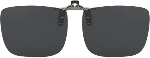 Vista 10 de CAXMAN Polarized Clip On Sunglasses Over Prescription Glasses for Men Women UV Protection Azul reflejado