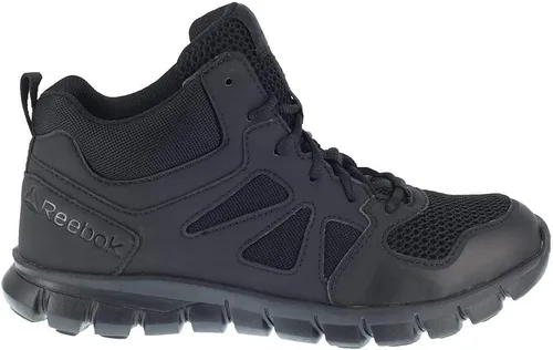 Vista 4 de Reebok Men's Rb8405 Sublite Cushion Tactical Mid Cut Soft Toe Shoe Black Military Boot