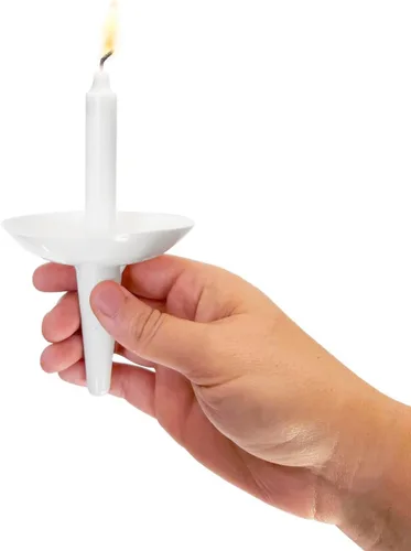 Vista 9 de Portavelas de plástico reutilizables para candelabros, 50 unidades, protector para vigilias de iglesia, conmemorativo, congregacional y velas