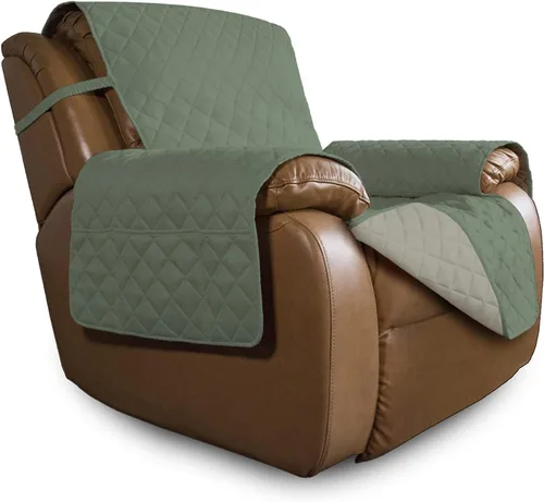 Vista 306 de Easy-Going - Funda reversible para sofá, resistente al agua, con varillas de espuma y correas elásticas, protector de muebles para mascotas y perros