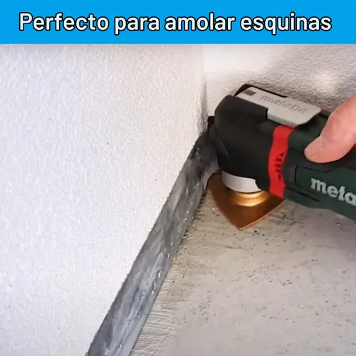 Vista 4 de MiraShine Hojas de carburo triangular multiherramienta oscilante para lijar, triturar hormigón, lechada de mortero Thinset adhesivos y madera