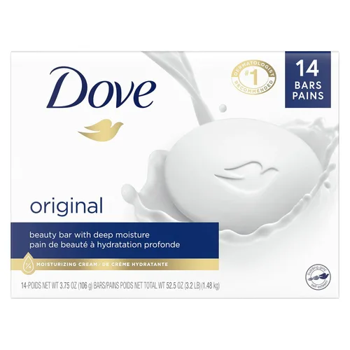 Vista 12 de Crema hidratante blanca Beauty Bar Dove 3.75 oz Jabón (paquete de 3)