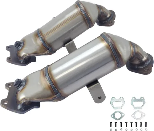 Vista 8 de Catalizador compatible con Cadillac SRX 2004-2007, Cadillac STS 2005-2007 3.6L V6 ambos lados