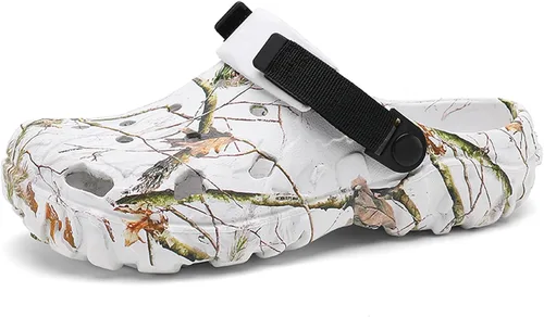 Vista 8 de Zuecos para hombre y mujer, sandalias deportivas para exteriores, antideslizantes, para jardín, trabajo, transpirables, impermeables, ligeras
