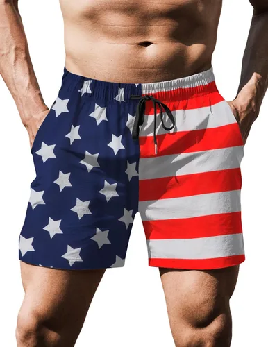 Vista 15 de COOFANDY Pantalones cortos deportivos para correr para hombre de 5 pulgadas, paquete de 2 pantalones cortos de entrenamiento para gimnasio