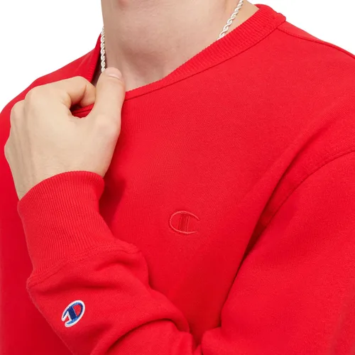 Vista 124 de Champion Sudadera de forro polar de peso medio con cuello redondo para hombre (regular o grande y alto)