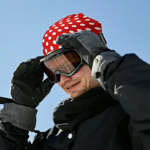 Vista 6 de MODIYIWU Gorro de punto reversible para mujer y hombre, gorro de punto elástico para invierno
